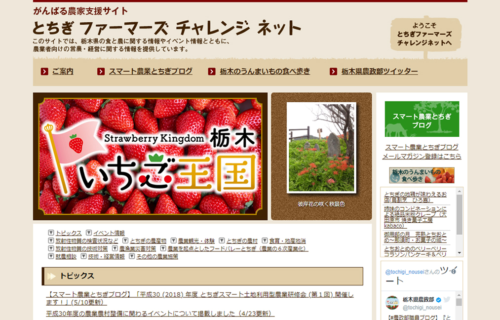 とちぎファーマーズ チャレンジ ネット 公式サイト